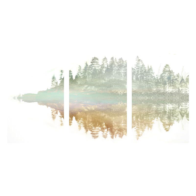 Painted Tree Line Picture - Franklin Arts