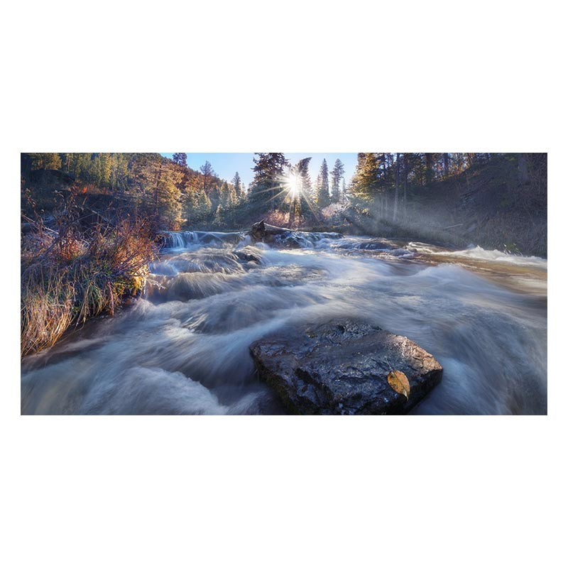Fall Stream Frame Rushing Autumn Stream Picture - Franklin Arts